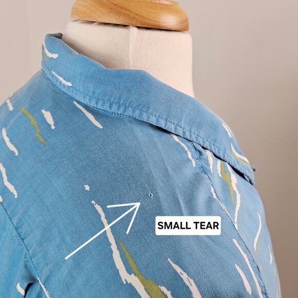 Patagonia Pataloha Hawaiian Shirt Tropical Button-Up | Men's XL | FLAWS - Picture 4 of 16